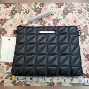 Poppy & Peonies Quilted Clutch (With 3 Straps)